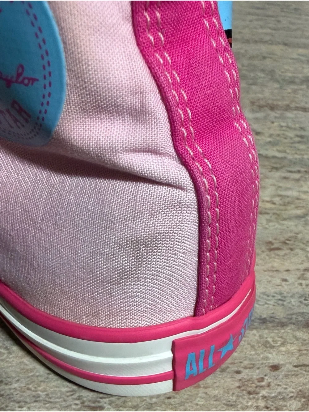 Converse All Star Chuck Taylor Dr. Seuss Cindy-Lou Who Pink High-Top Sneakers